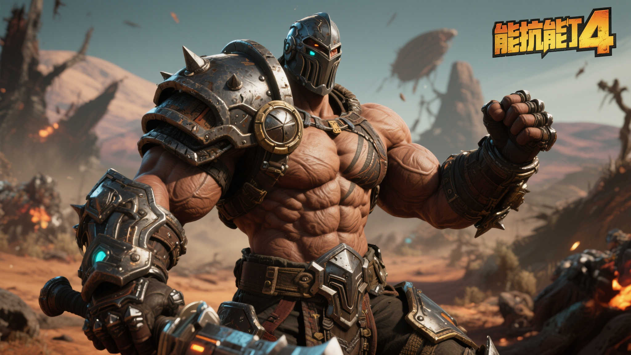 肌肉骑士的背景故事：力量与正义的化身
