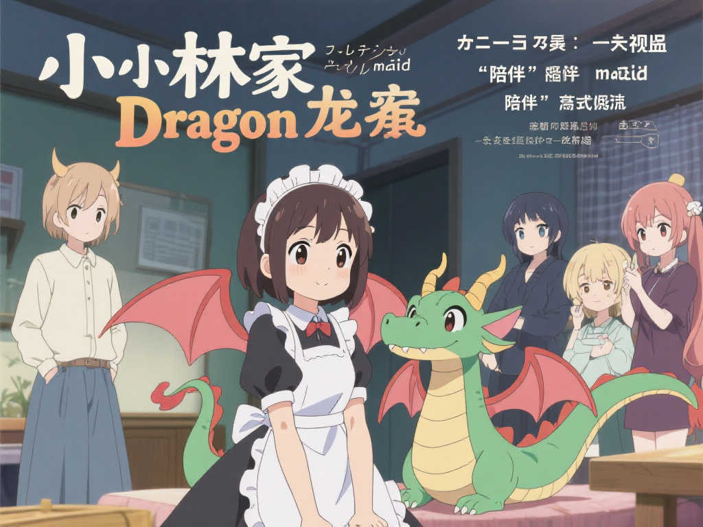 《小林家的龙女仆：寂寞之龙》全新视觉图曝光，新增声优阵容揭晓