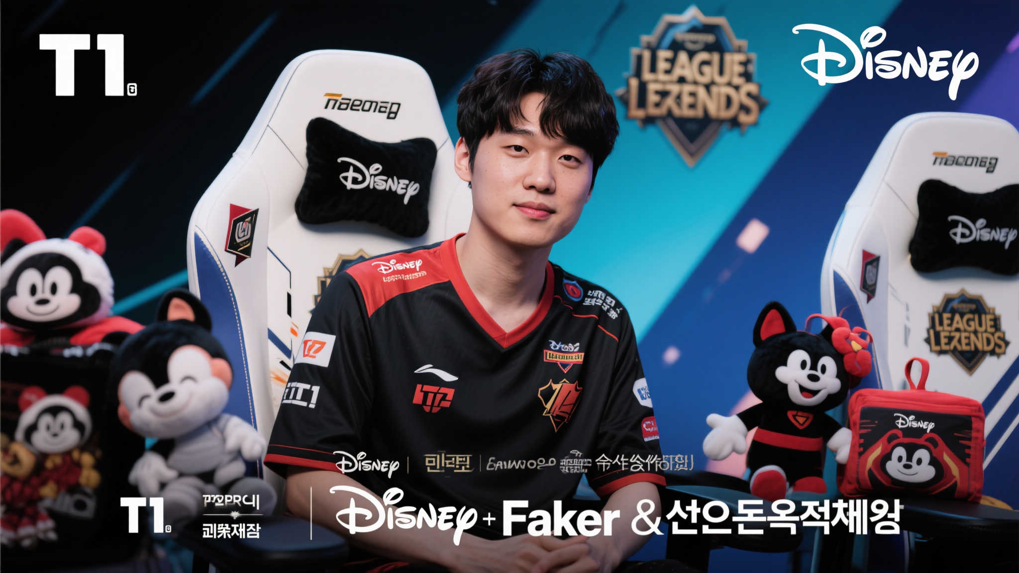 英雄联盟豪门T1携手迪士尼 打造联名周边亮相 英雄联盟豪门T1携手迪士尼 打造联名周边亮相