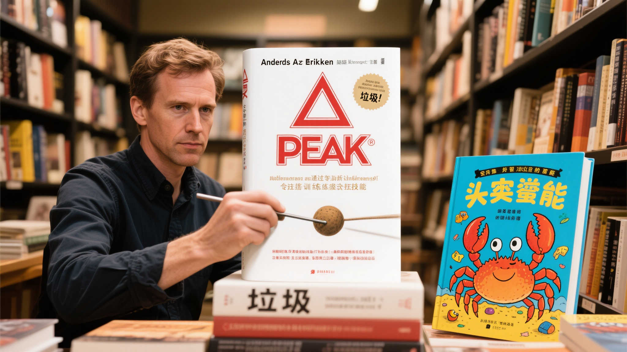 《PEAK》作者：这本书居然比《蟹蟹寻宝奇遇》更畅销？