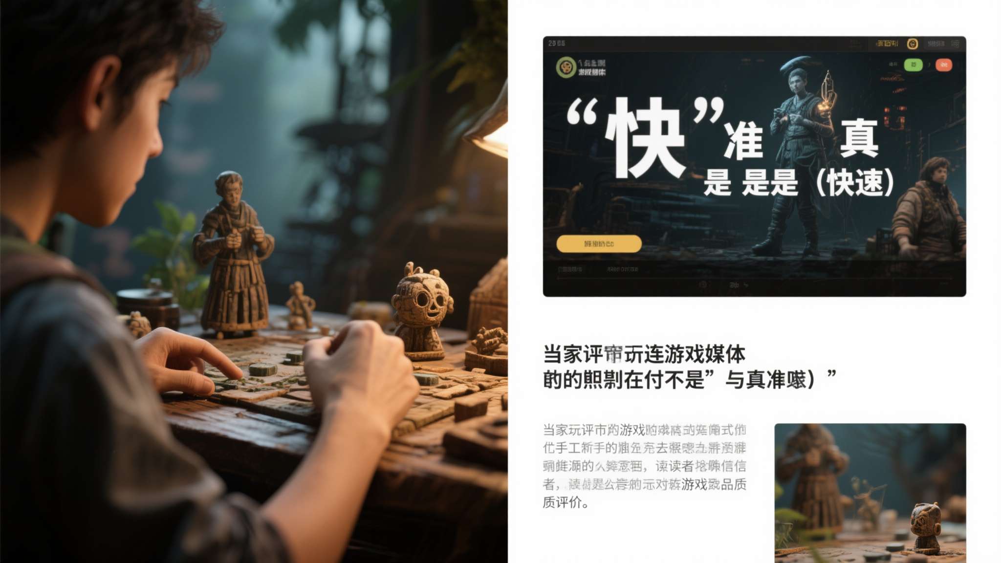玩家对游戏媒体的期待，从来都不只是"快"，更是"准"与"真"。当一篇评测连游戏是